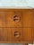 1960s Small Danish Teak Dresser With 2 Drawers Scandinavian Mid-Century Modern Vintage For Sale - Image 5 of 12