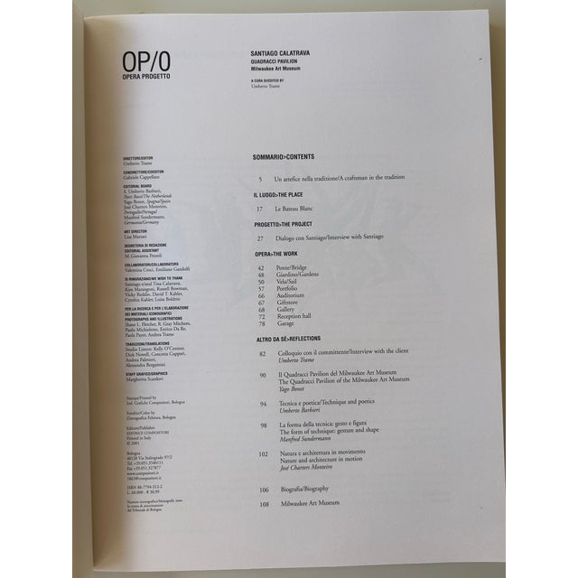 Quadracci Pavilion-Milwaukee Art Museum-Opera Progetto-Santiago Calatrava For Sale - Image 10 of 12