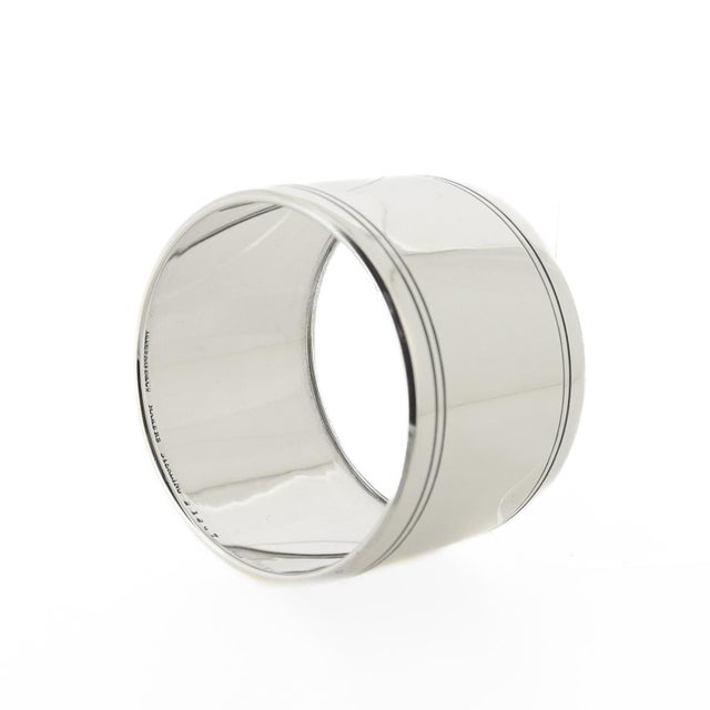 Early 20th Century Antique Tiffany & Co. Art Deco Period Sterling Silver Napkin Ring For Sale - Image 5 of 8