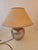Vintage Silver-Plated Ceramic Table Lamp from La Bottega, 1980s For Sale - Image 11 of 13