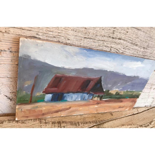 2010s Modern Impressionist Plein‑Air Landscape Original Oil by L Haas For Sale - Image 5 of 8