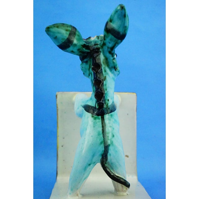 Dölker School Sculptural Ceramic Donkey Bookends from Cas Vietri Solimene, 1940s, Set of 2 For Sale - Image 12 of 18