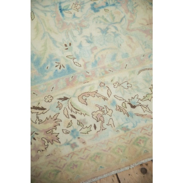 Sky Blue Vintage Distressed Bulgarian Polonaise Design Rug - 10' X 13'10" For Sale - Image 8 of 12