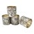 Vintage Silverplate Lion Head Napkin Rings With Acanthus Detail, Set of 4 For Sale