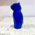 Mid 20th Century Vintage Cobalt Blue Glass Owl For Sale - Image 5 of 8