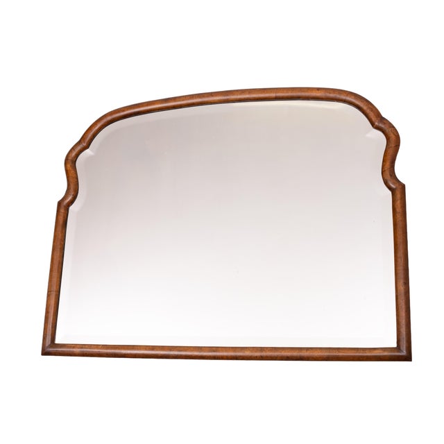 Antique Dutch Soeze Burl Wood Mirror, 1900 For Sale - Image 4 of 8