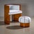 Art Deco Armchairs with Pouf, probably Italy For Sale - Image 9 of 15