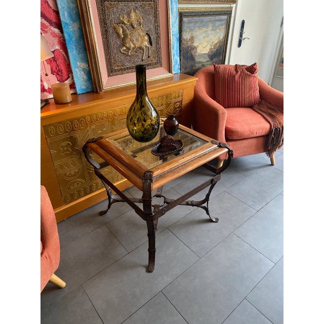 1970s Hermes Style Drink Table For Sale - Image 11 of 13