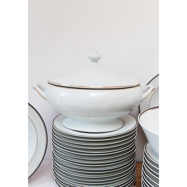 Contemporary Dinnerware Service, 1990s, Set of 55 For Sale - Image 3 of 14