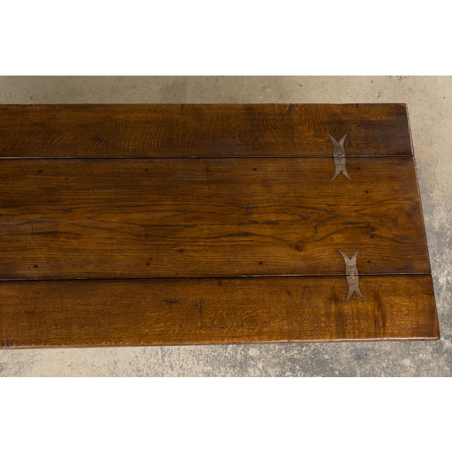 Early 19th Century French Alpine Oak Folding Table For Sale - Image 14 of 17