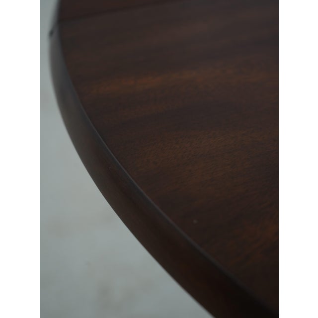 Wood Henkel Harris Spnea Mahogany Drop-Leaf Occasional Table For Sale - Image 7 of 17