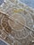 1960s Suzani Wall Decor — Neutral Tan Uzbek Tablecloth, 4'6'' X 4'10'' For Sale - Image 5 of 11