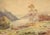 "A Highland Loch" Lake Watercolor Landscape on Paper Expansive landscape of a highland lake by R.C. Lees (Scottish)....