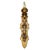 1940s 1940s Rococo Hollywood Regency Style Parcel Gilded Single Candle Wall Sconce For Sale - Image 5 of 6