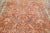 Brick Red Handmade Persian Heriz Handmade Wool Rug in Red-Rust With Medallion Motif For Sale - Image 8 of 8