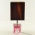 Cubic Pink Glass Table Lamps from Poliarte, 1960, Set of 2 For Sale - Image 10 of 12