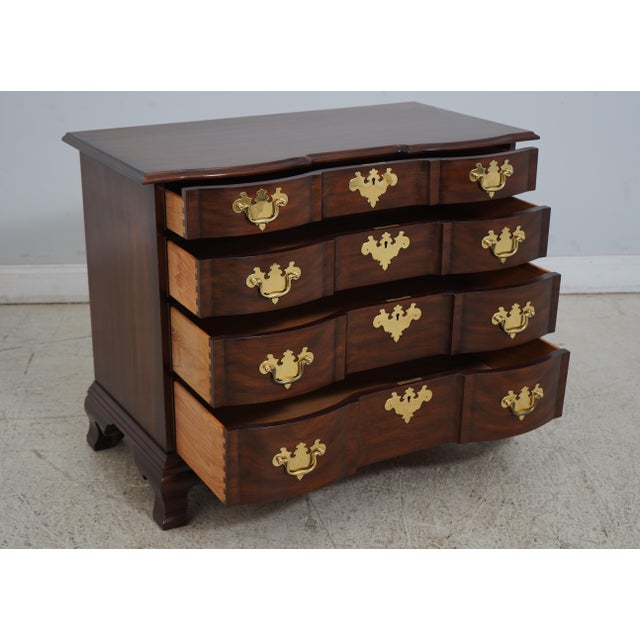 Chippendale Henkel Harris Spnea Goddard Mahogany Chest For Sale - Image 3 of 12
