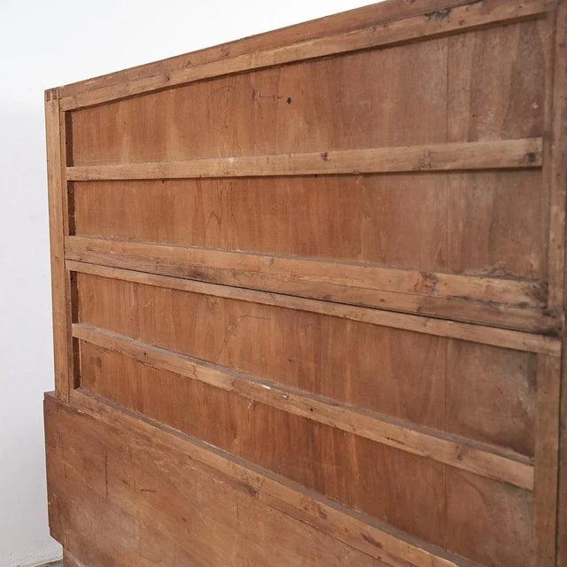 Vintage Art Deco Showcase Cabinet For Sale - Image 9 of 11