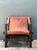 Brown Vintage MCM Leather Sling Lounge Chair For Sale - Image 8 of 12