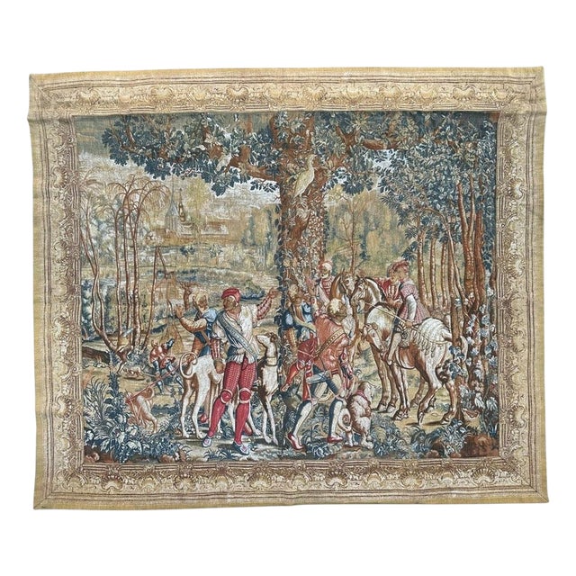 Vintage French Tapestry, 1970s For Sale