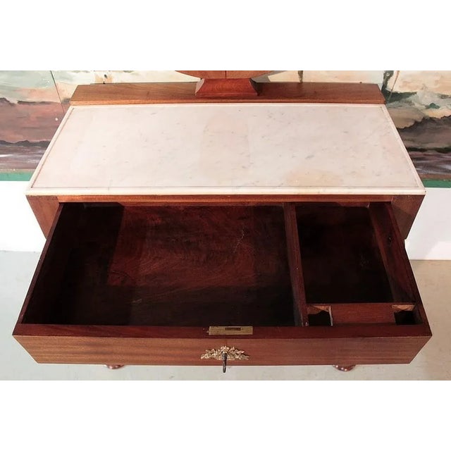 Wood 19th Century Mahogany Catering Hairdresser Table For Sale - Image 7 of 16