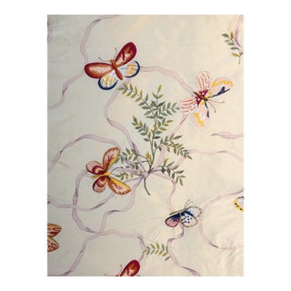 Pierre Frey "Miss Li” Print & Embroidery– 8.5 Yards For Sale