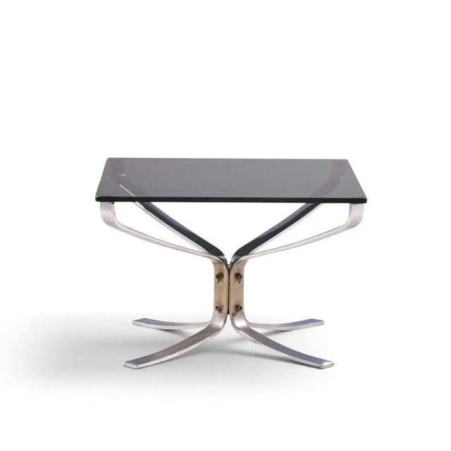 Vatne Møbler Sigurd Ressell for Vatne Møbler Mid Century Chrome Falcon Side End Table For Sale - Image 4 of 9