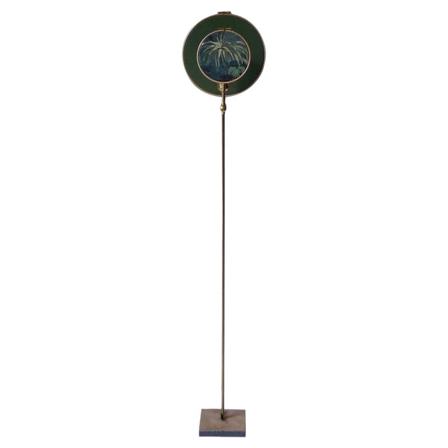 Circle Blue Grey Floor Lamp by Sander Bottinga For Sale