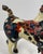 Metal Susan Rowland Modern Painted Bronze Horse Sculpture on Marble Base For Sale - Image 7 of 8