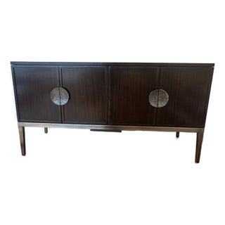 Bernhardt Jet Set Sideboard in Caviar For Sale