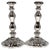 Viennese Biedermeier Candlesticks in Silver, 1851, Set of 2 For Sale