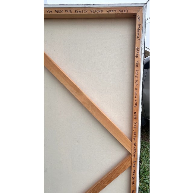 Maylia G. Trahan - “I Am- Creator” Contemporary Style Framed Acrylic Painting on Canvas (Louisiana) (2015) For Sale - Image 9 of 15