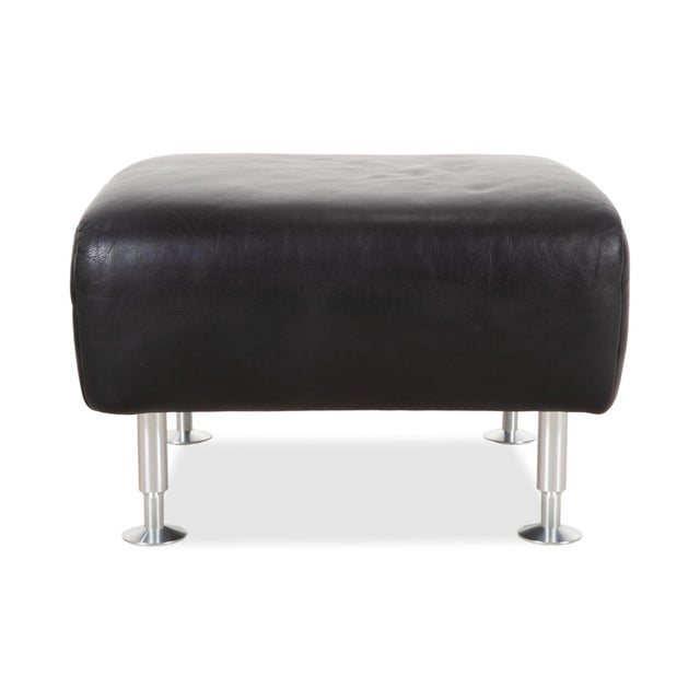 250 Leather Stool in Black by Rolf Benz For Sale - Image 9 of 12