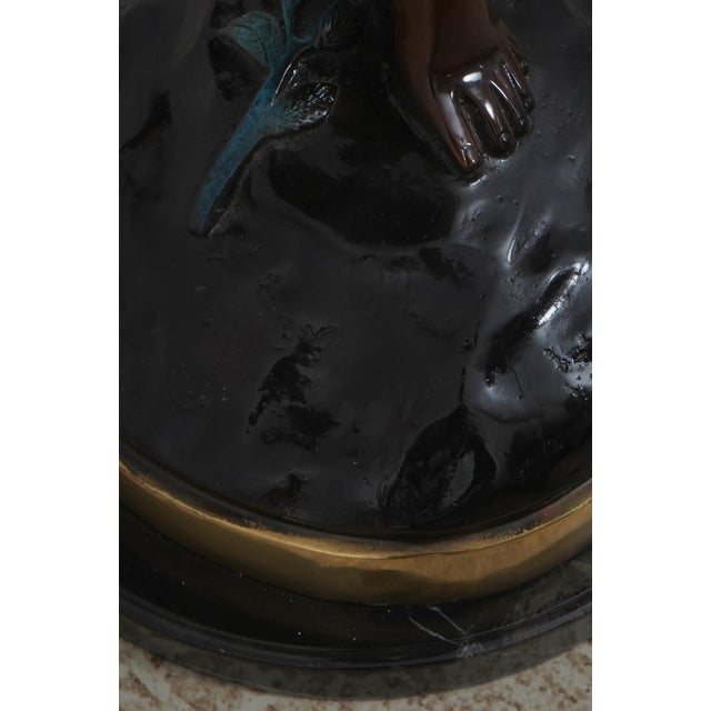 Large Bronze Sculpture ‘Gloria Victis’ Angel & Soldier Statue For Sale In Philadelphia - Image 6 of 12