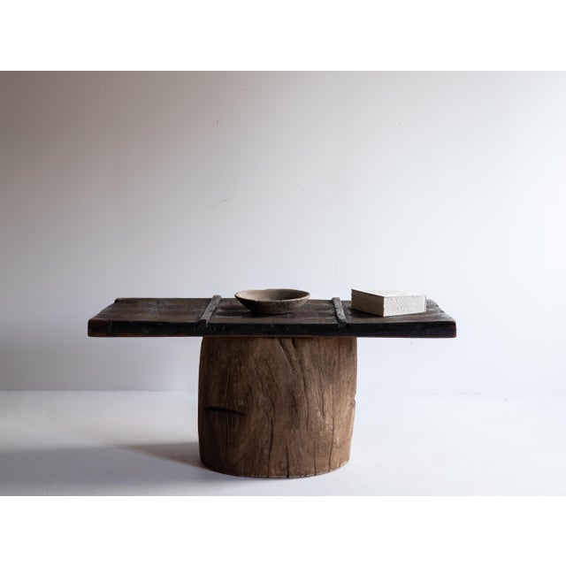 Japanese Antique Low Table 1860s-1920s / Sofa Table Wabi Sabi For Sale - Image 4 of 15