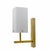 Mid-Century Italian Modern Style Murano Glass and Brass Sconces, 1990, Set of 2 For Sale - Image 4 of 9