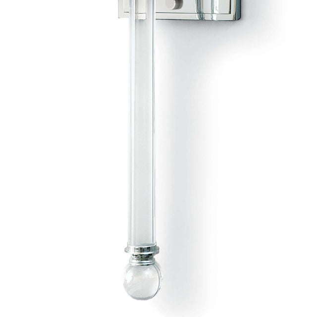 Regina Andrew Crystal Tail Sconce in Polished Nickel For Sale - Image 4 of 7