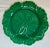 Pair of Green Vintage Scalloped Edge Wedgwood Cabbage Leaf Plates From England - Circa 1930 For Sale - Image 10 of 10