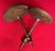 Large Antique 19th Century American Federal Empire Spun Brass Classical Drapery Tie Backs - A Pair For Sale - Image 15 of 16