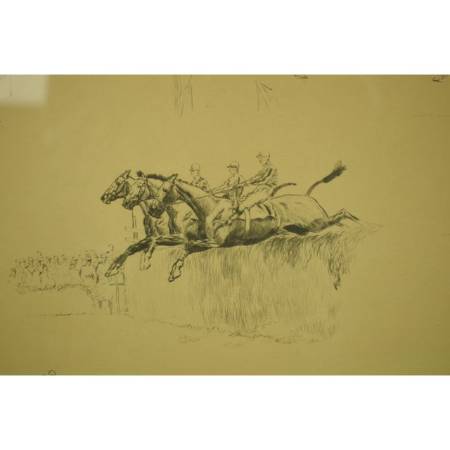1930s Paul Brown Steeplechase Vignette For Sale - Image 4 of 7