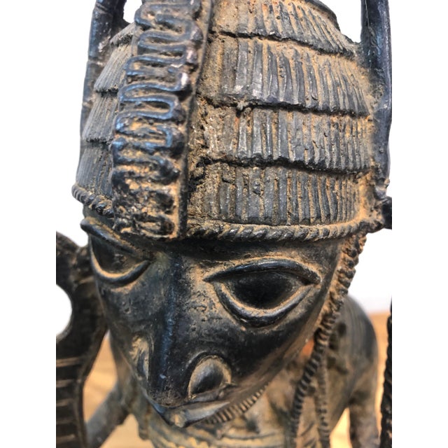 Late 18th Century Bronze Warrior Sculpture For Sale In Chicago - Image 6 of 10