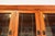 Thomasville Mission Oak Arts & Crafts Lighted Breakfront Bookcase or Display Cabinet With Leaded Glass Doors For Sale - Image 9 of 14