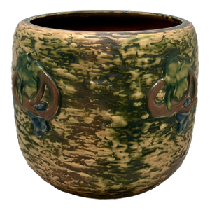 Very Large Antique 1920s American Arts & Crafts Art Pottery Planter. "Imperial" Pattern by Roseville