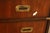 Lane Campaign Style Walnut Chest Of Drawers For Sale - Image 12 of 18