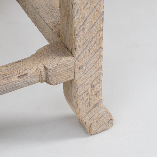 1900s French Oak Drop Leaf Table For Sale - Image 12 of 18