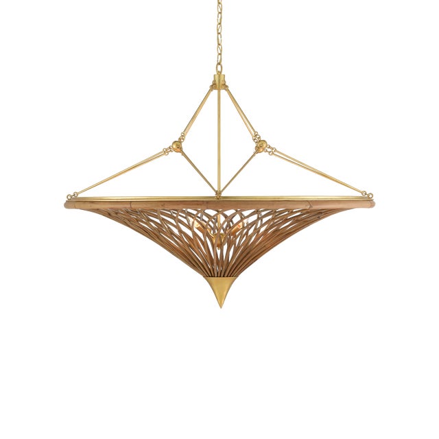 Contemporary Currey & Company Gaborone Chandelier For Sale - Image 3 of 3