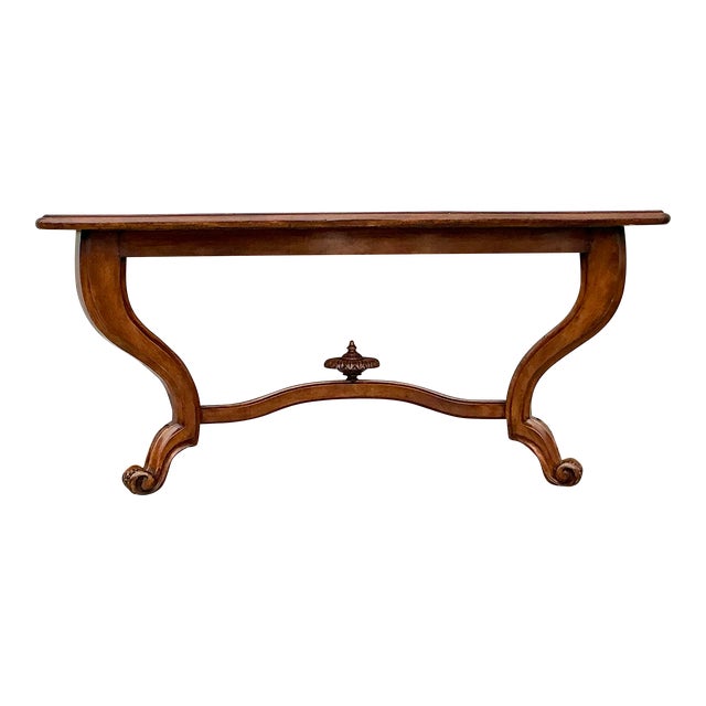 Vintage Boho Monumental Wall Mount Console Table For Sale