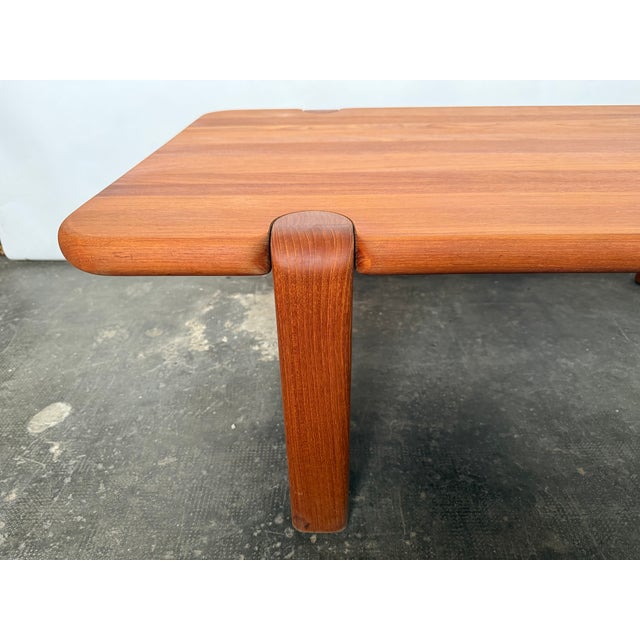 Large Danish Teak Coffee Table by Niels Bach, 1970s For Sale - Image 6 of 7
