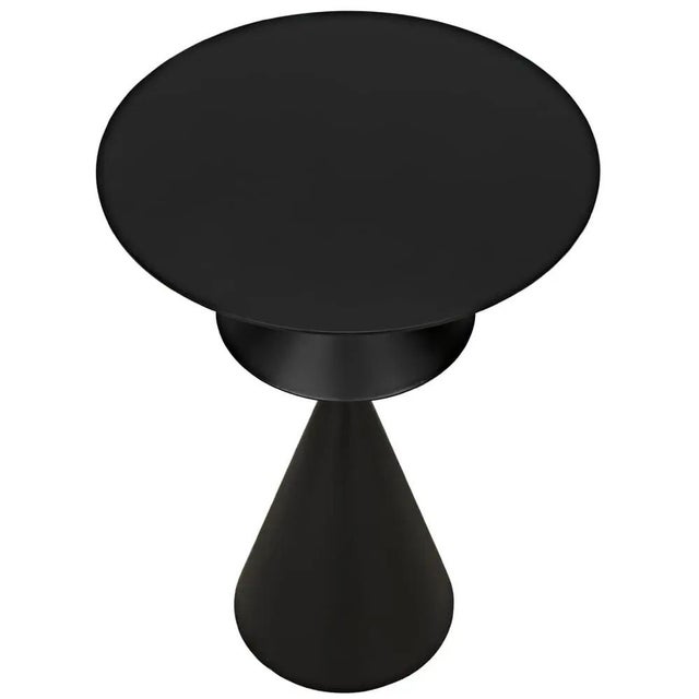 Noir NOIR Zasa Side Table, Black Iron For Sale - Image 4 of 6