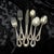 Vintage Oneida Cube "Toujours" 41-Piece Flatware Set - Service for 6 (Minus 1 Fork, and 1 Spoon) With Serving Pieces 1980s - 41 pcs For Sale - Image 17 of 18